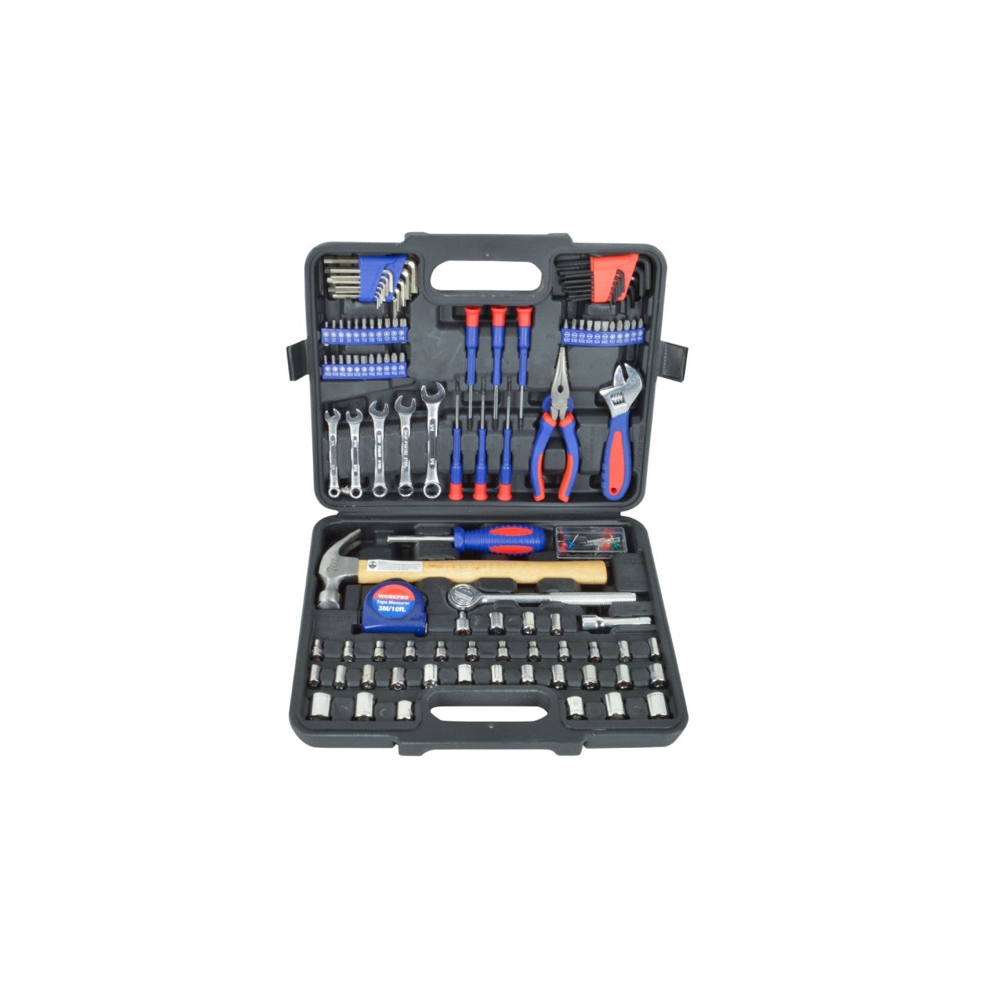 Juego de Herramientas Combinadas 165 piezas - Workpro