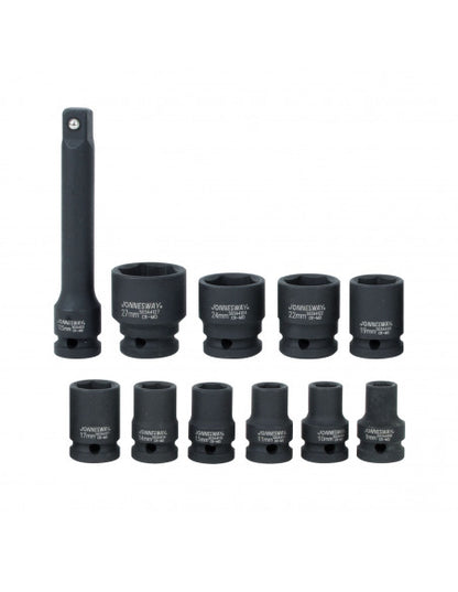 Kit Llave de Impacto 1/2" EJE 2” 352 NM 17 PZS JAI1044LK Jonnesway MI-JON-044328