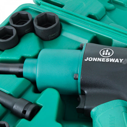 Kit Llave de Impacto 1/2" EJE 2” 352 NM 17 PZS JAI1044LK Jonnesway MI-JON-044328