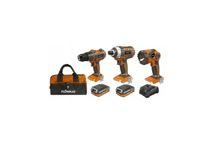 Kit Herramientas Inalámbricas Flowmak