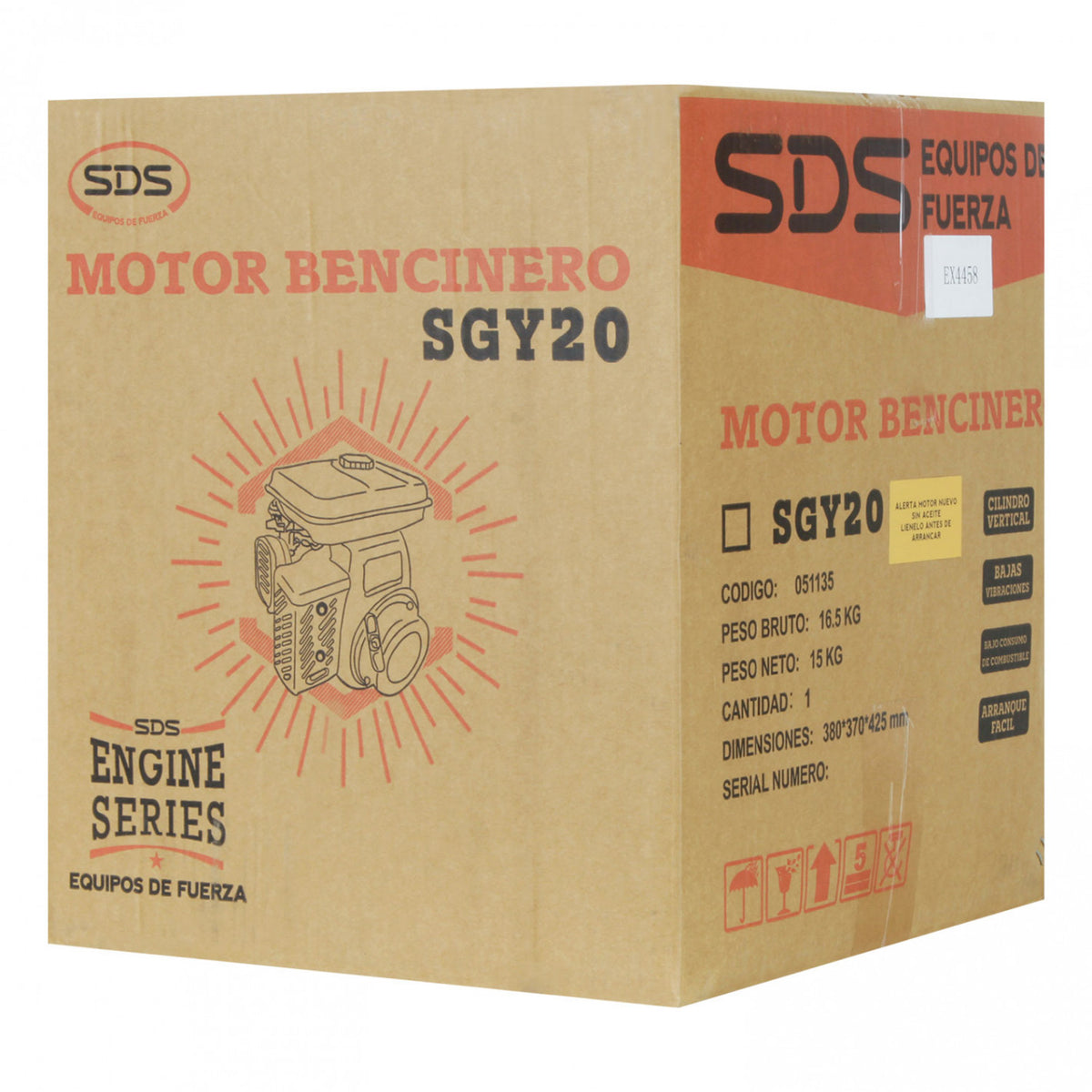 Motor Gasolina 5 HP SGY-20 - SDS POWER