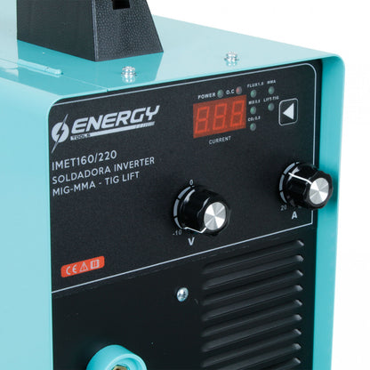 Soldadora 160 amp Mig Flux-Arco-Tig Imet 160/220 - Energy