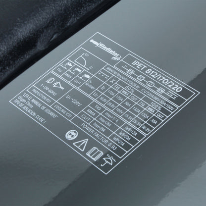 Soldadora Tig-Arco-Corta Plasma 170amp IPET812/170 - Gladiator